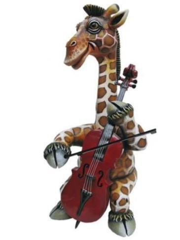 Giraffe the Cellist Carlos and Albert